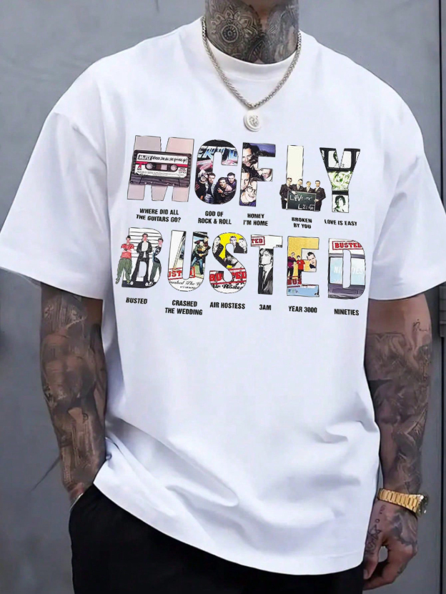 McFly & Busted Muisc Tour 2025 T-Shirt For Women