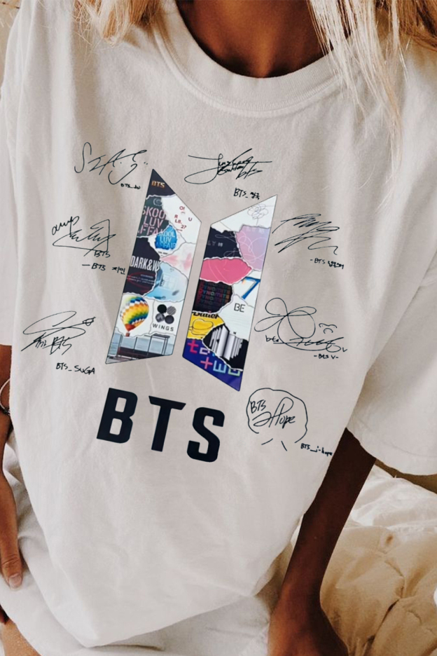 Happy 12th Anniversary BTS Short-sleeved T-shirt