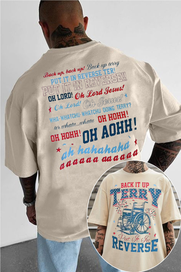 backitup 2-sided t-shirt