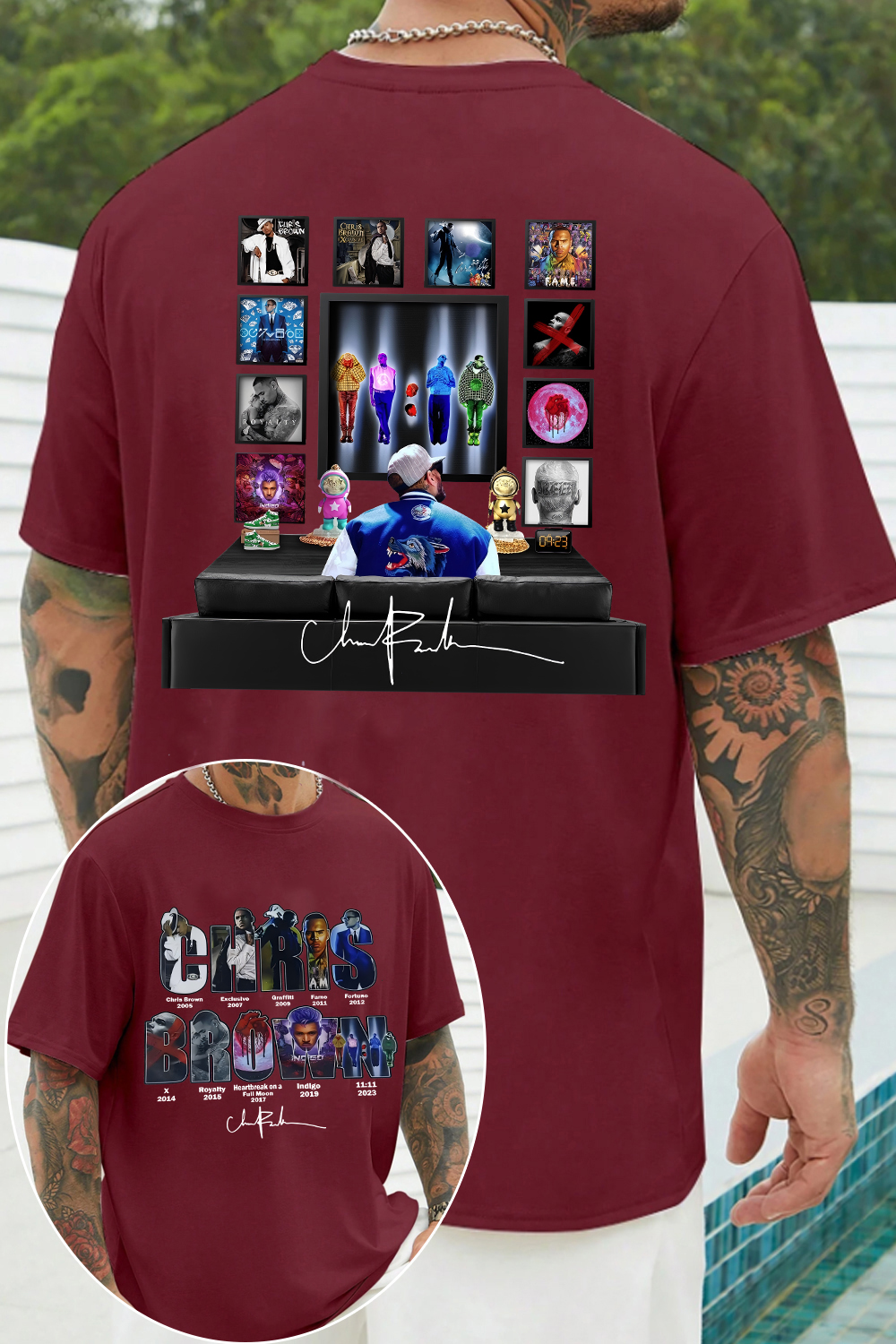 Chris Brown Concert Tee For Men