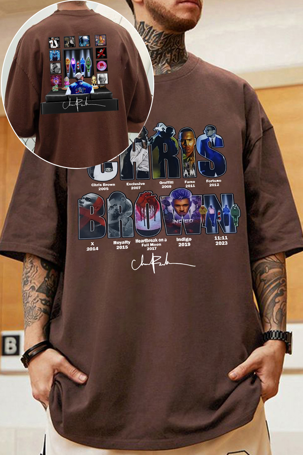 Chris Brown Concert Tee For Men