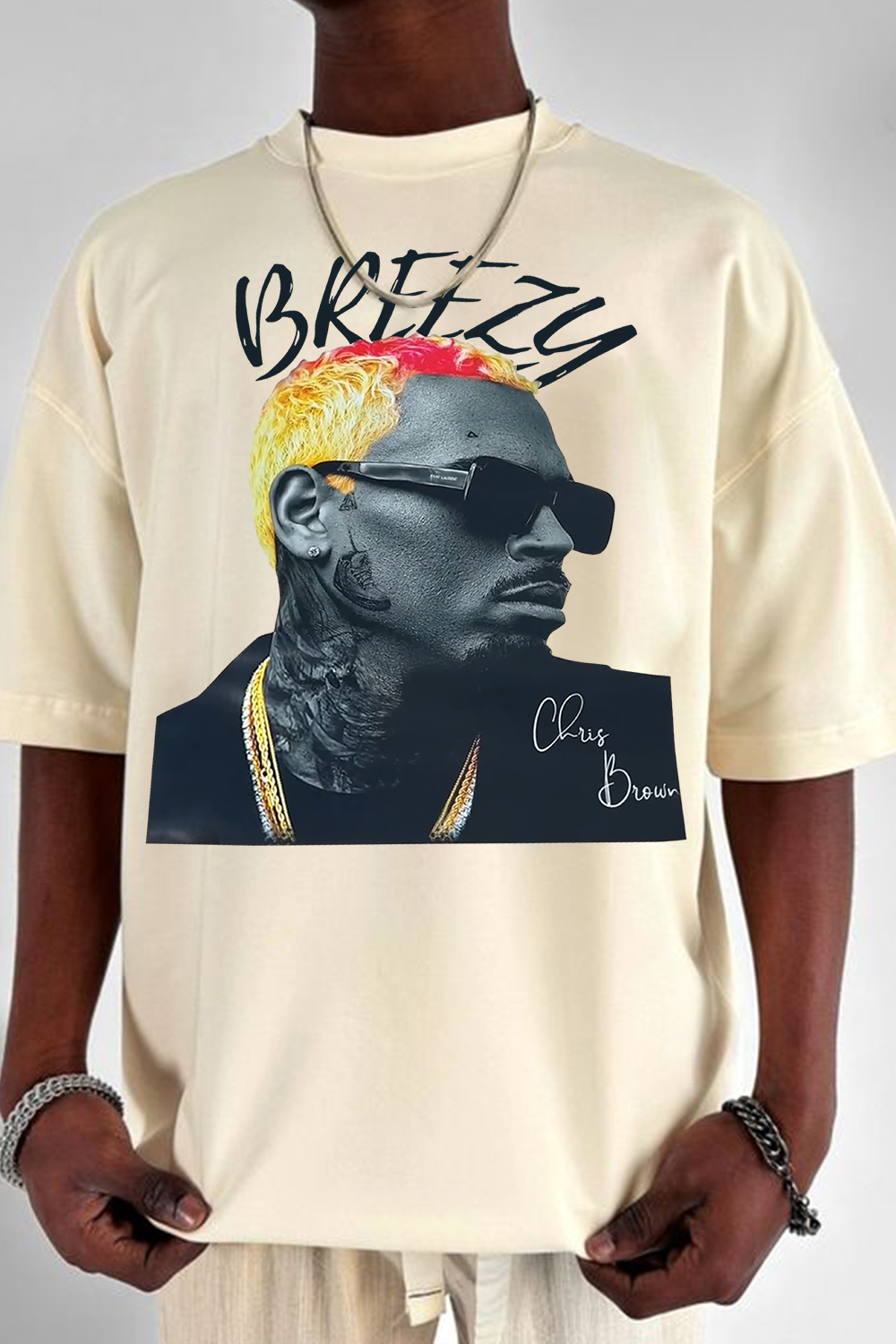 Breezy Album Chris Brown Tee For men