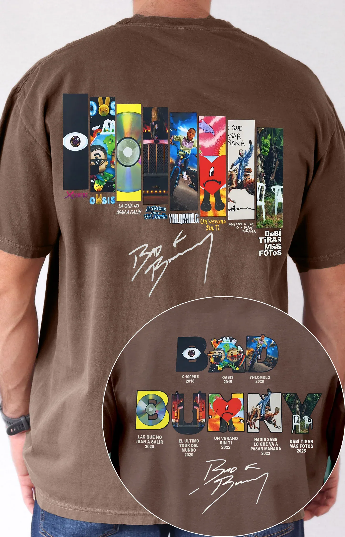 Bad Bunny Concert DTML Album Tee For Men