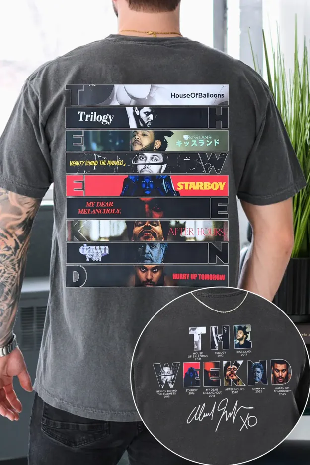 The Weeknd Album Hurry Up Tomorrow Tee For Women