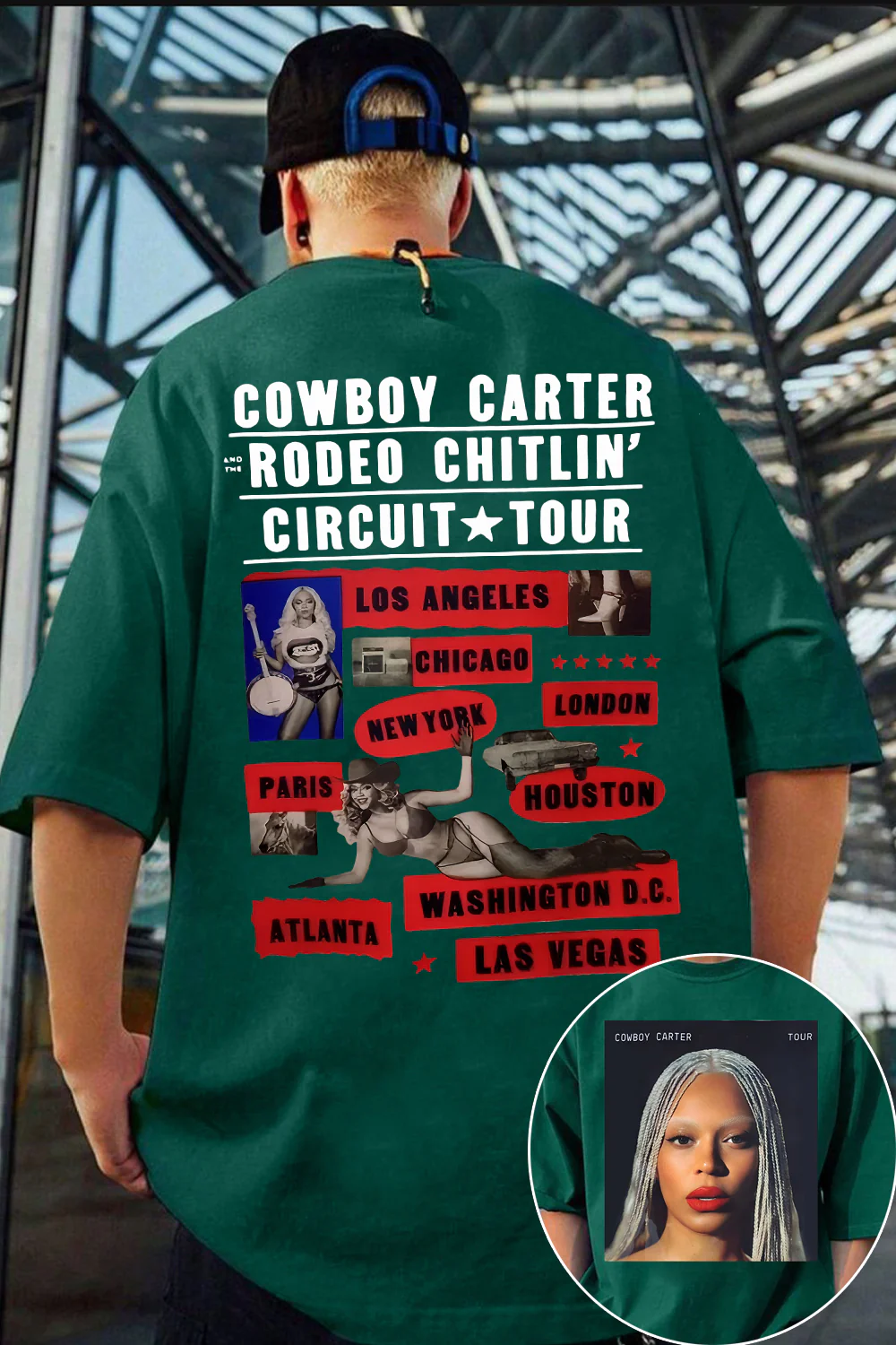 Beyonc   Cowboy Carter Tour Tee For Men
