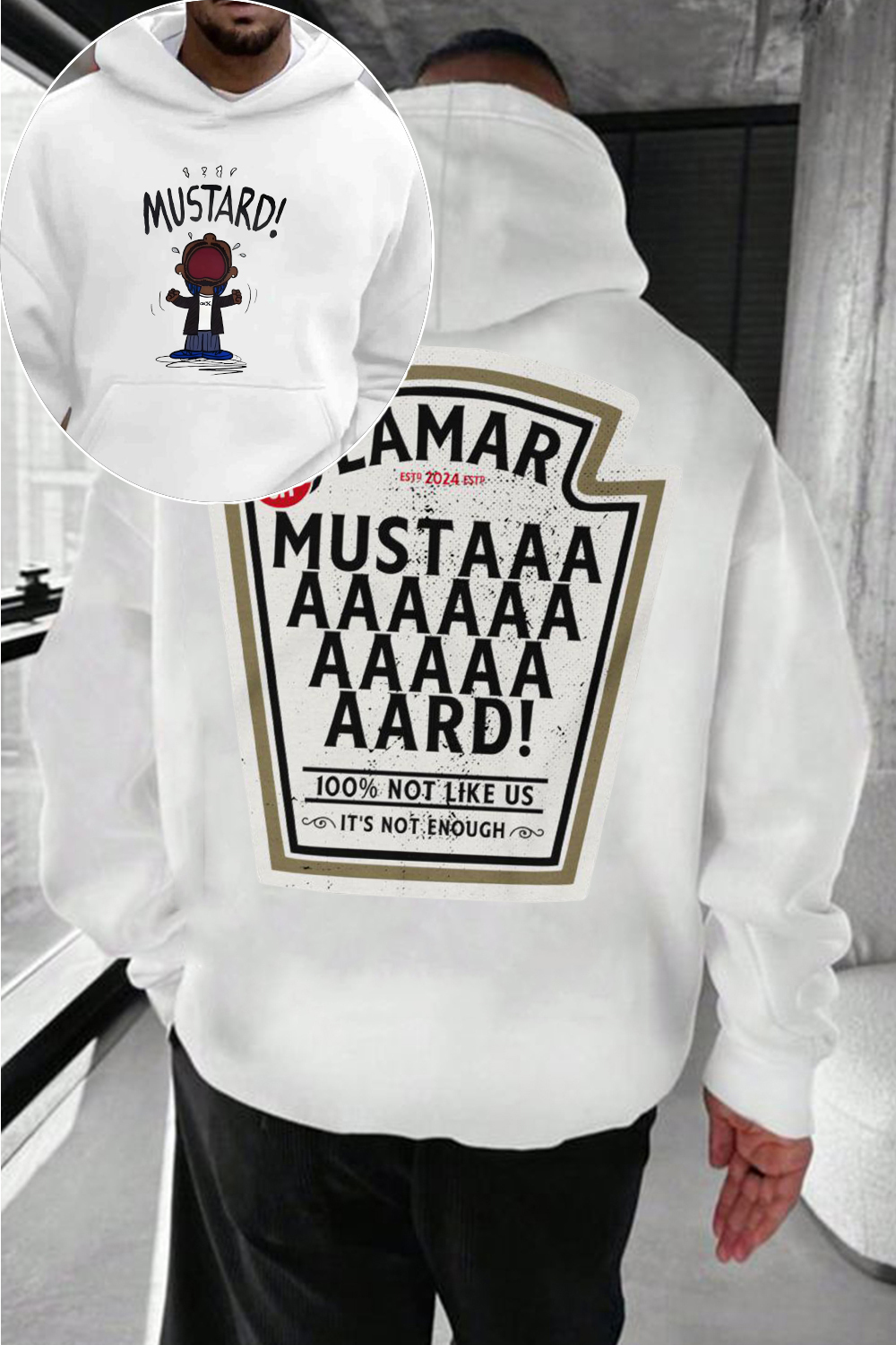 Kendrick Lamar GNX Mustard 2 Sides Tee For Men