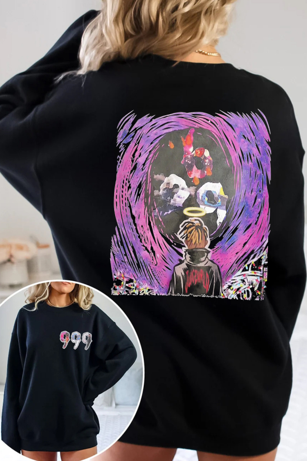JuiceWorld999 cartoon sweatshirt