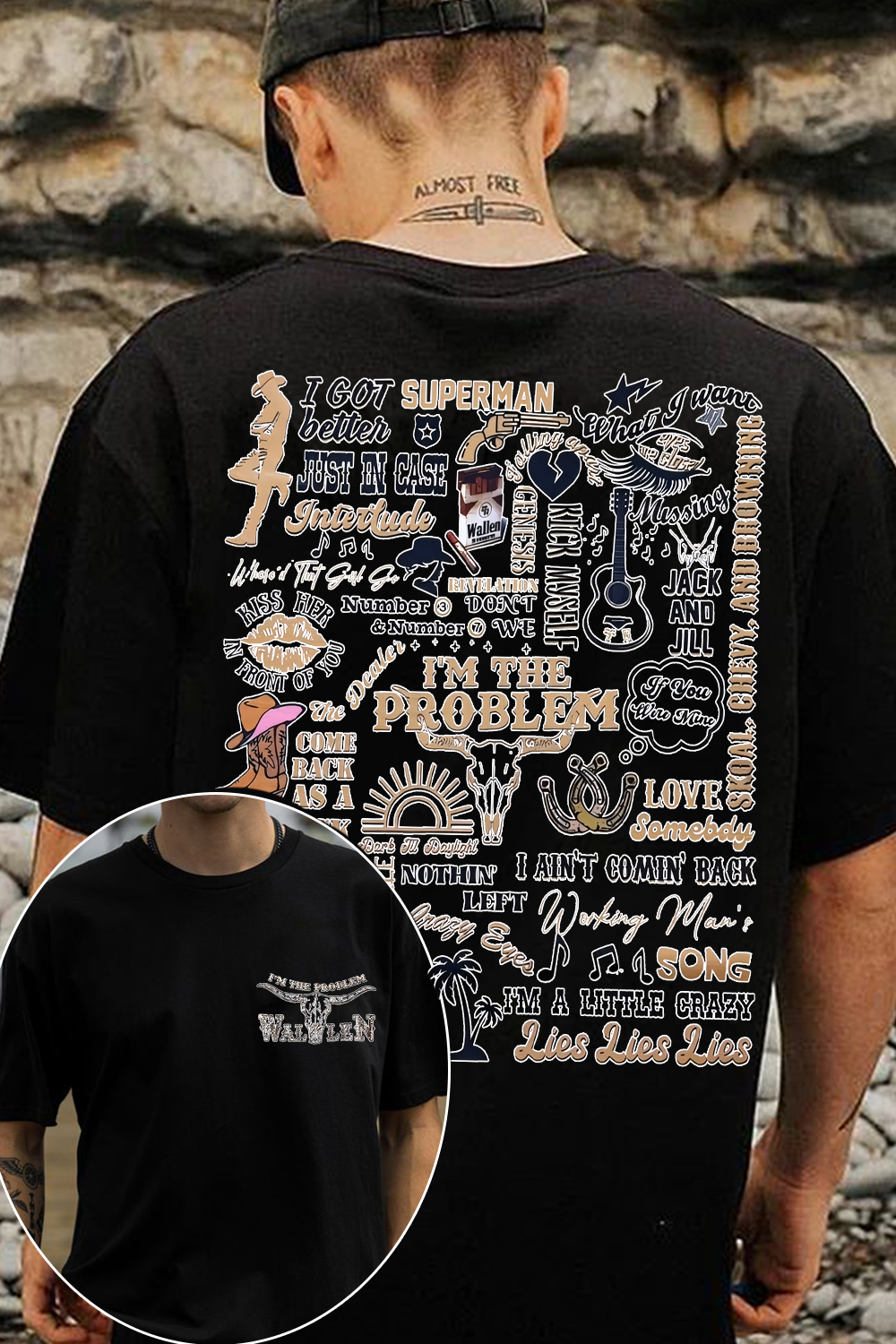 Morgan Ablum Tee  For men