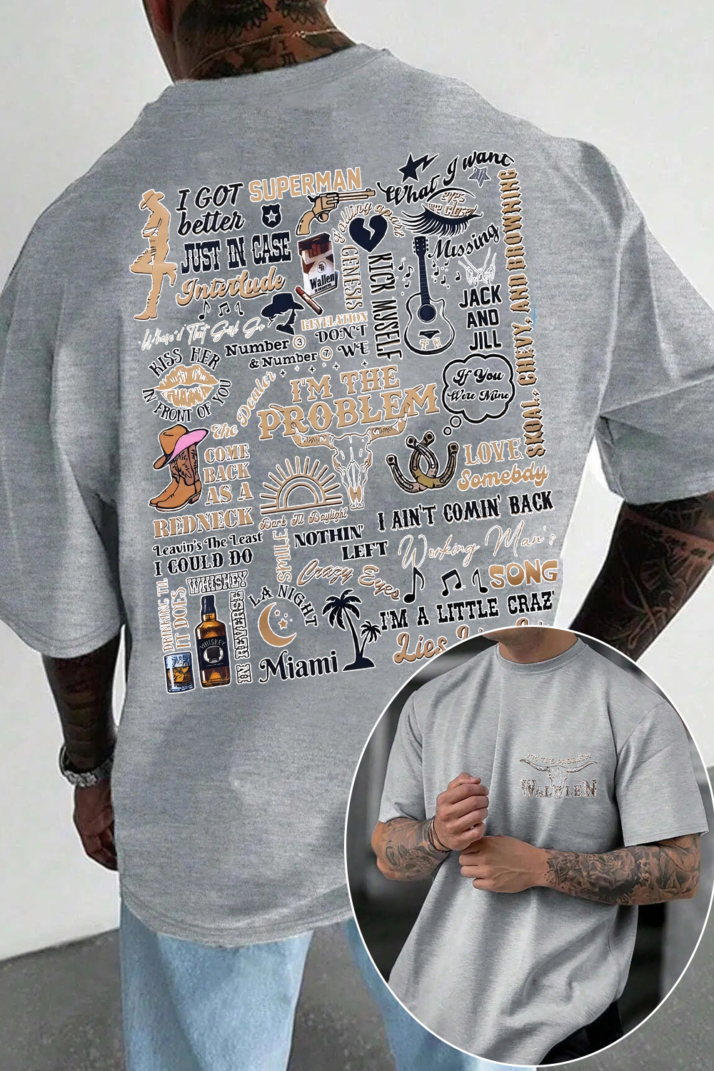 Morgan Ablum Tee  For men