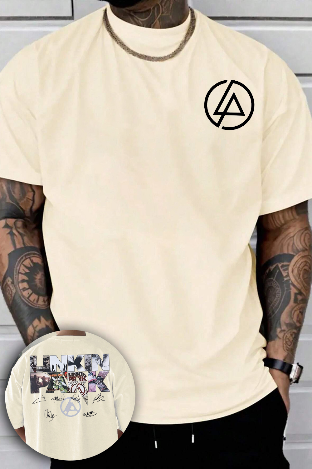linkin Album Tee Both Side For Men