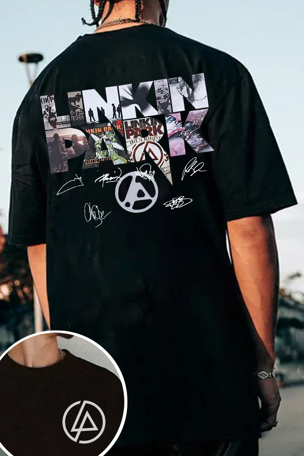linkin Album Tee Both Side For Men
