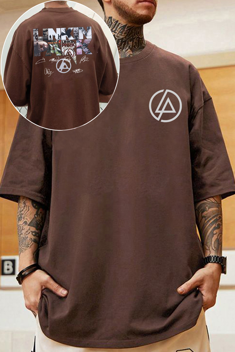 linkin Album Tee Both Side For Men