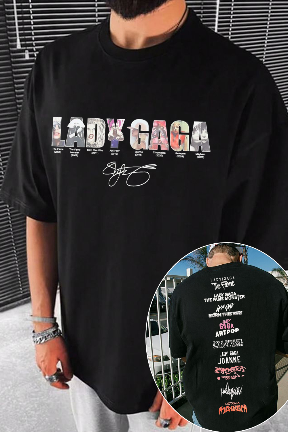 ladygaga Albums Men T-SHIRT
