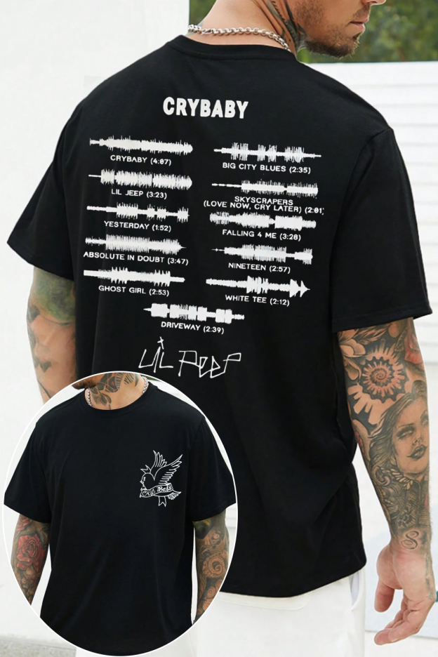 Lil Peep songs men TEE