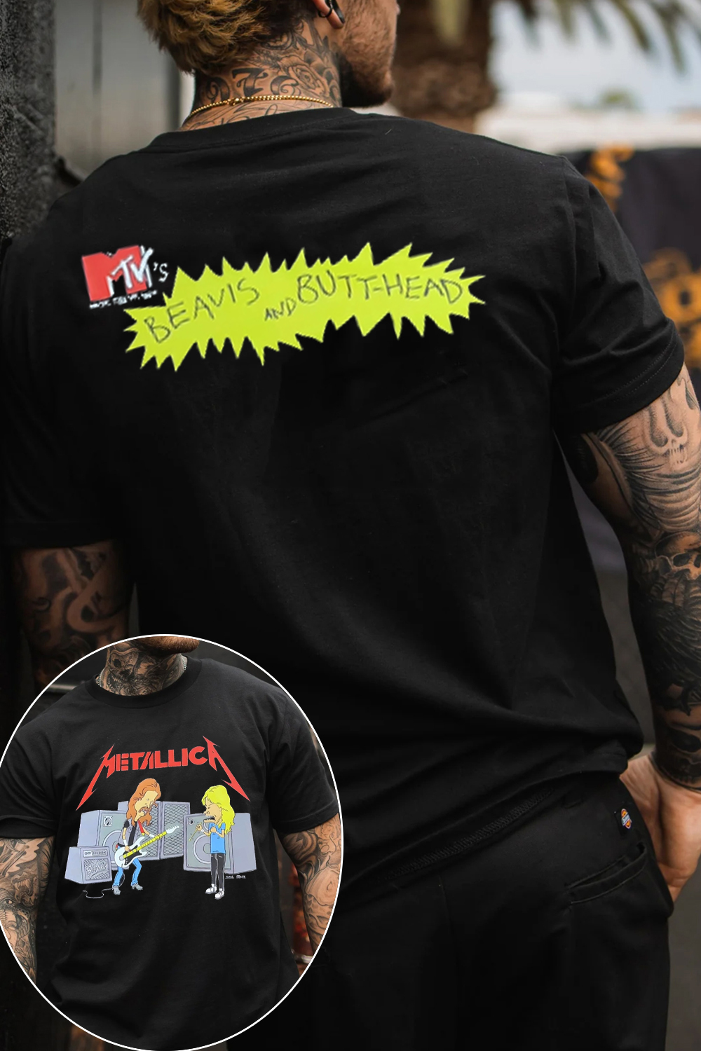 Metallica 2-sided print TEE
