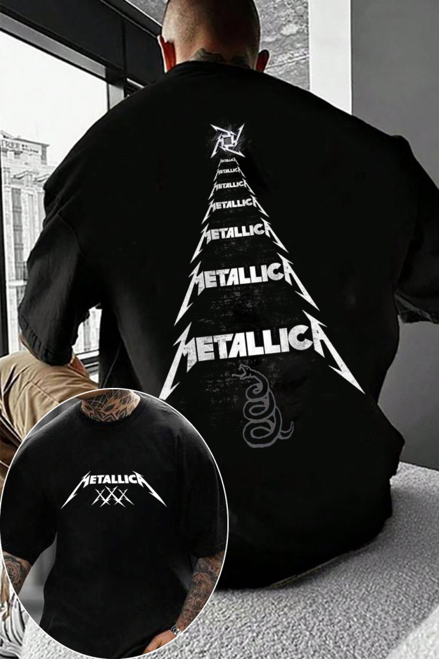 Metallica 2-side print men's t-shirt