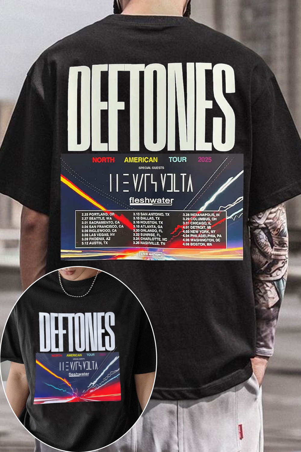 Deftones Tour T-Shirt