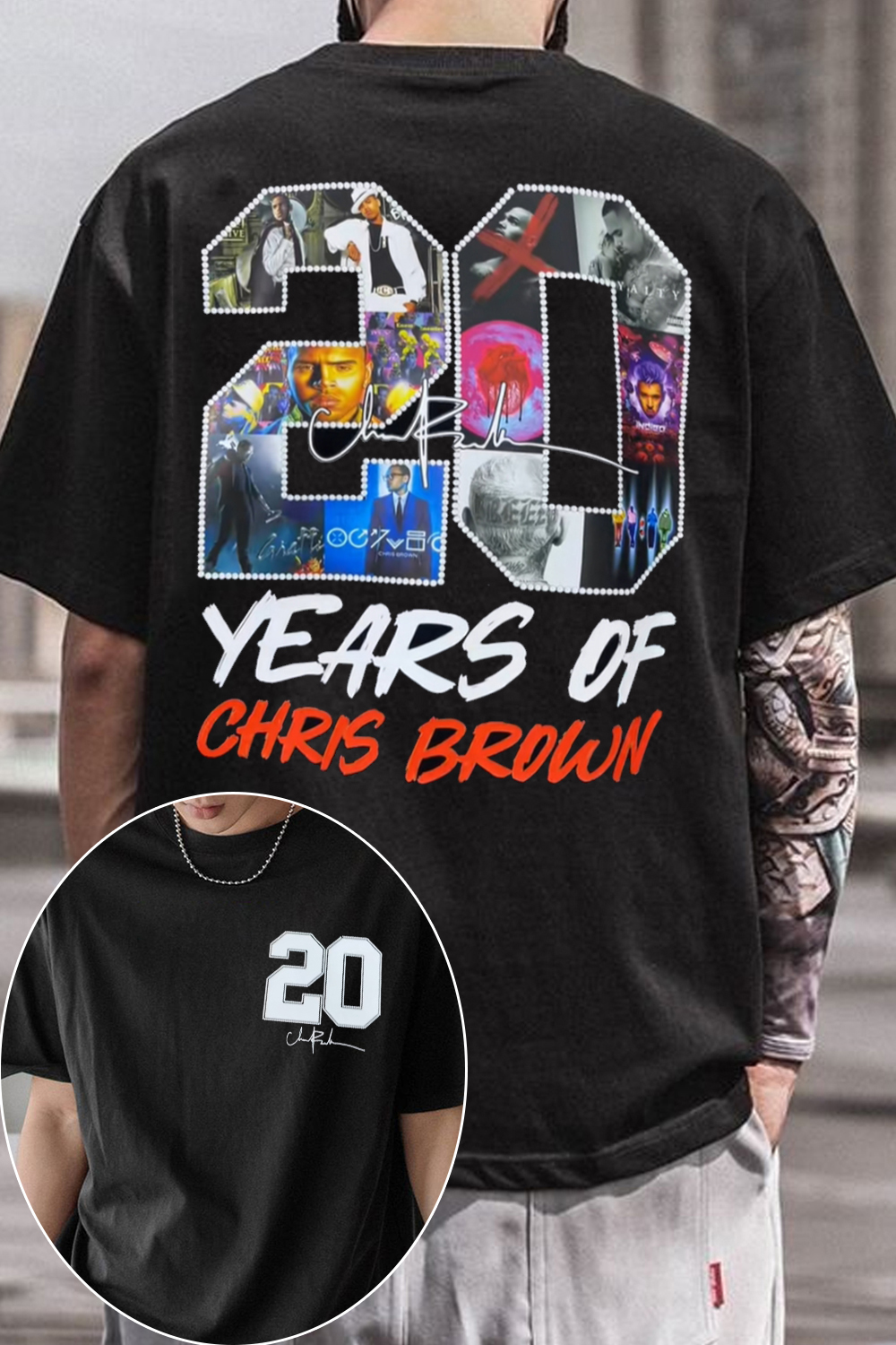 Breeze Team-20 Double-sided printed T-shirt