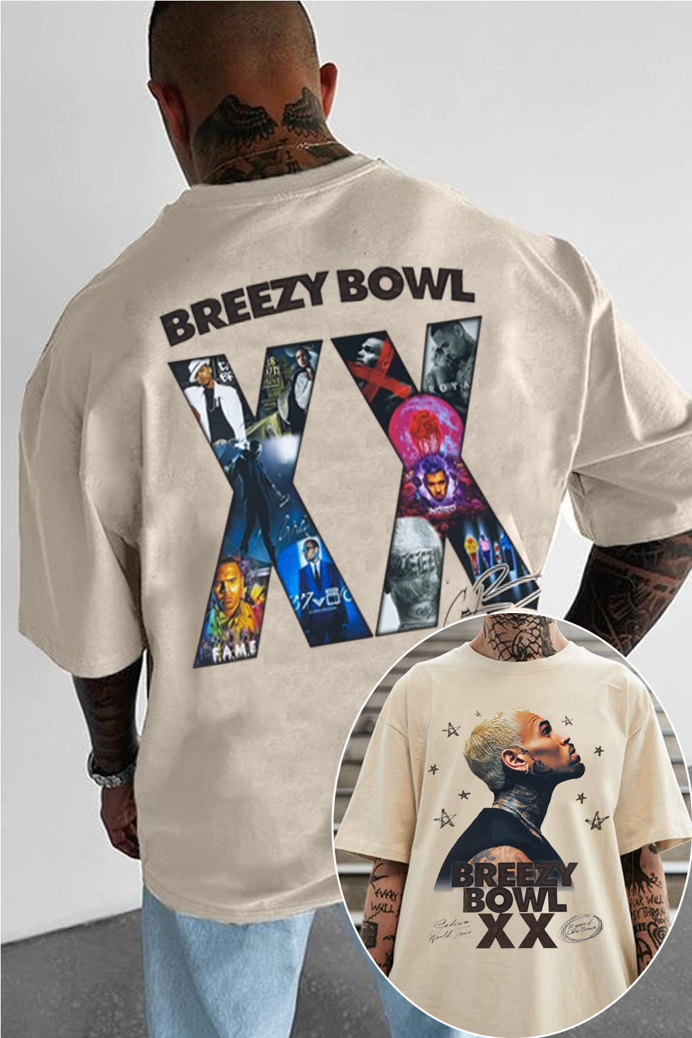 2 Sided CB Graphic Shirt For Women