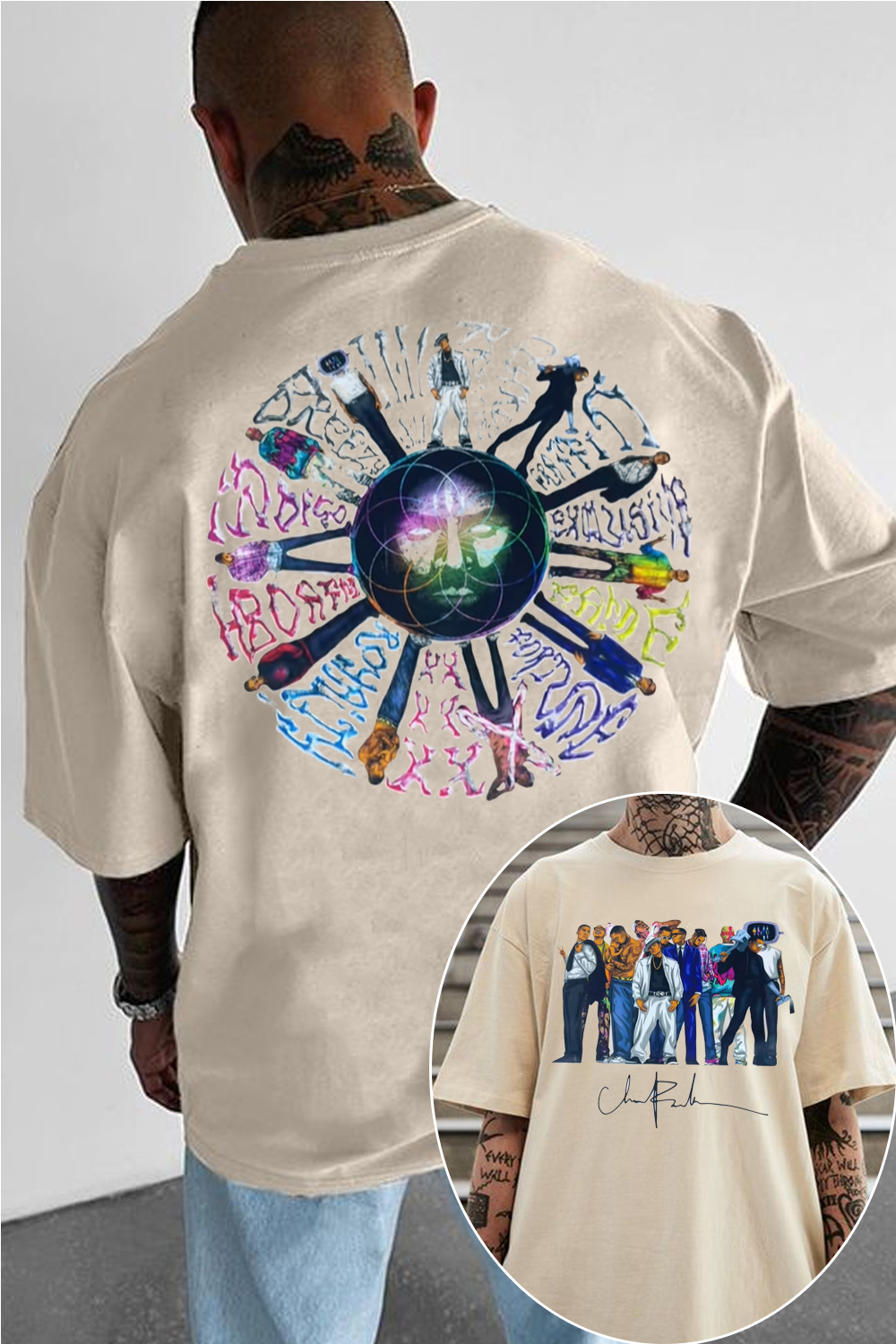 cb cartoon tour t-shirt
