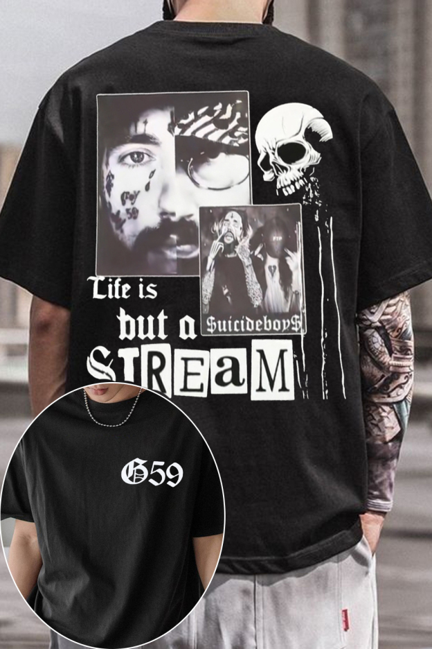 g59 tothegrave 2-side printed T-shirt