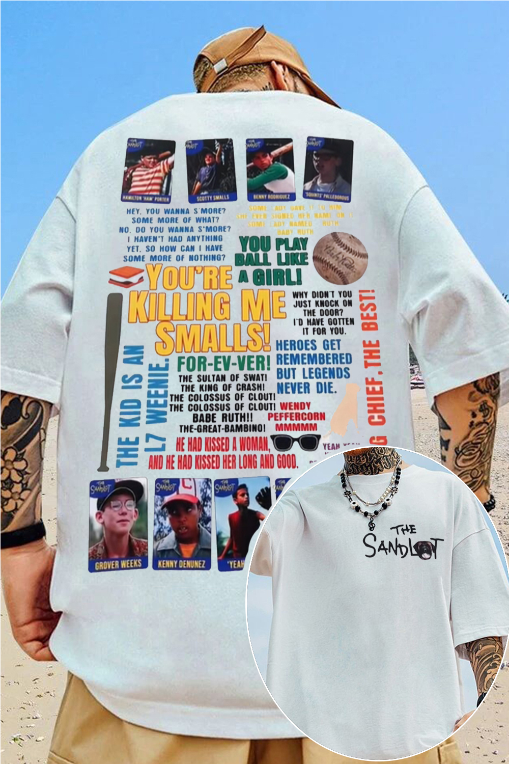 Sandlot 2-sided printed T-shirt