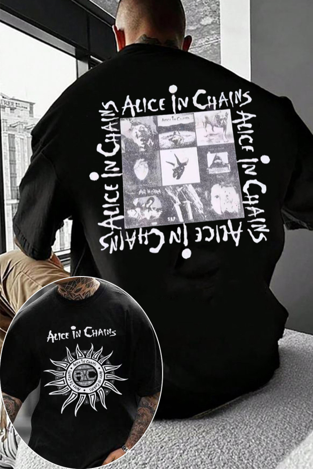 Alice in chains and these albums is goated  Tee