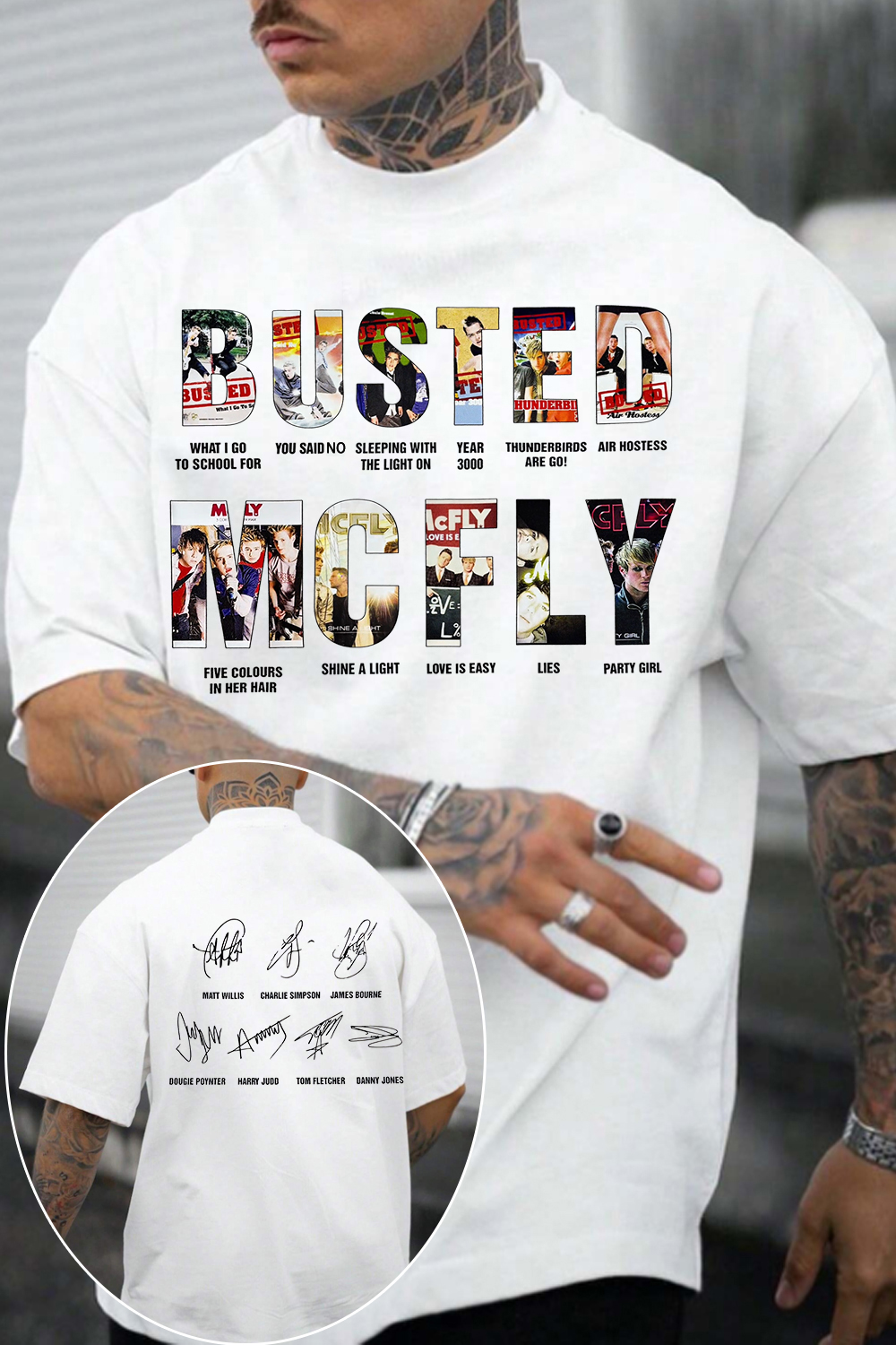 Busted & McFly MEN Tee