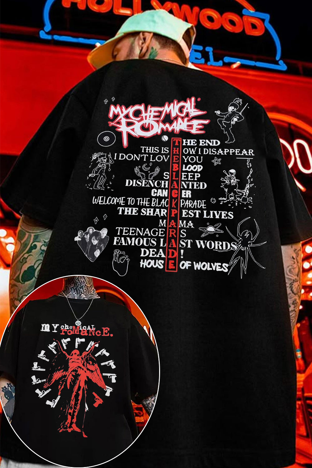 MCR 2-sided printed tee