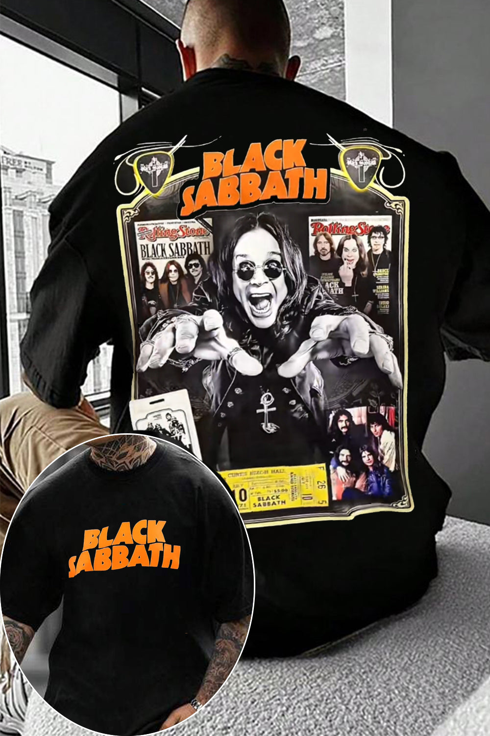 Blacksabbath Ozzyosbourne tee