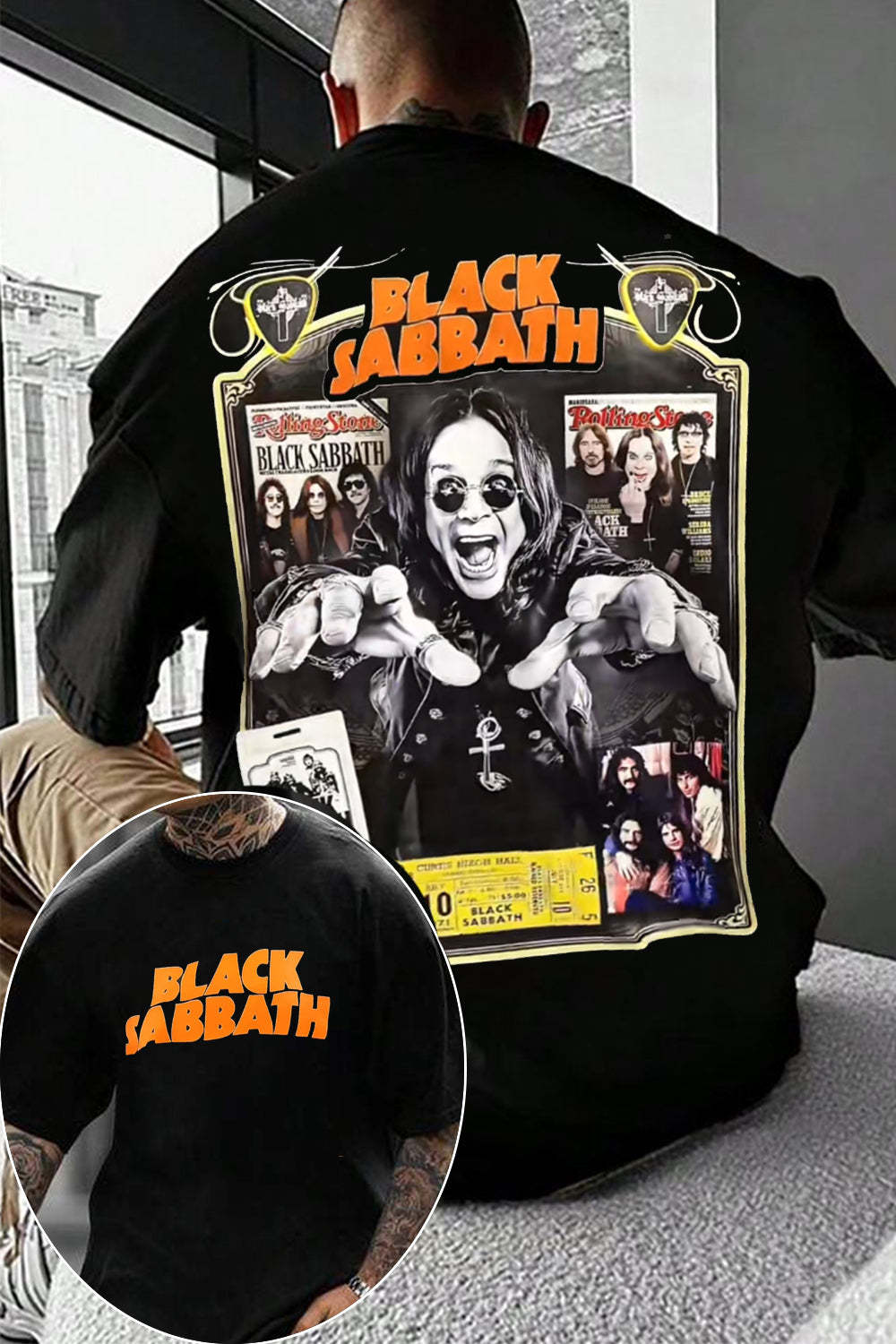 Blacksabbath Ozzyosbourne tee
