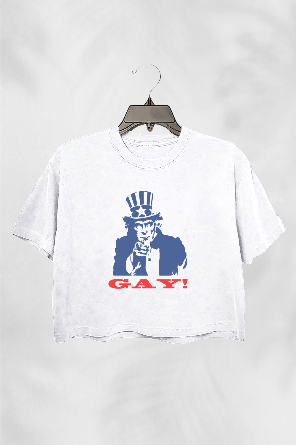 Uncle Sam Gay Crop Top For Women
