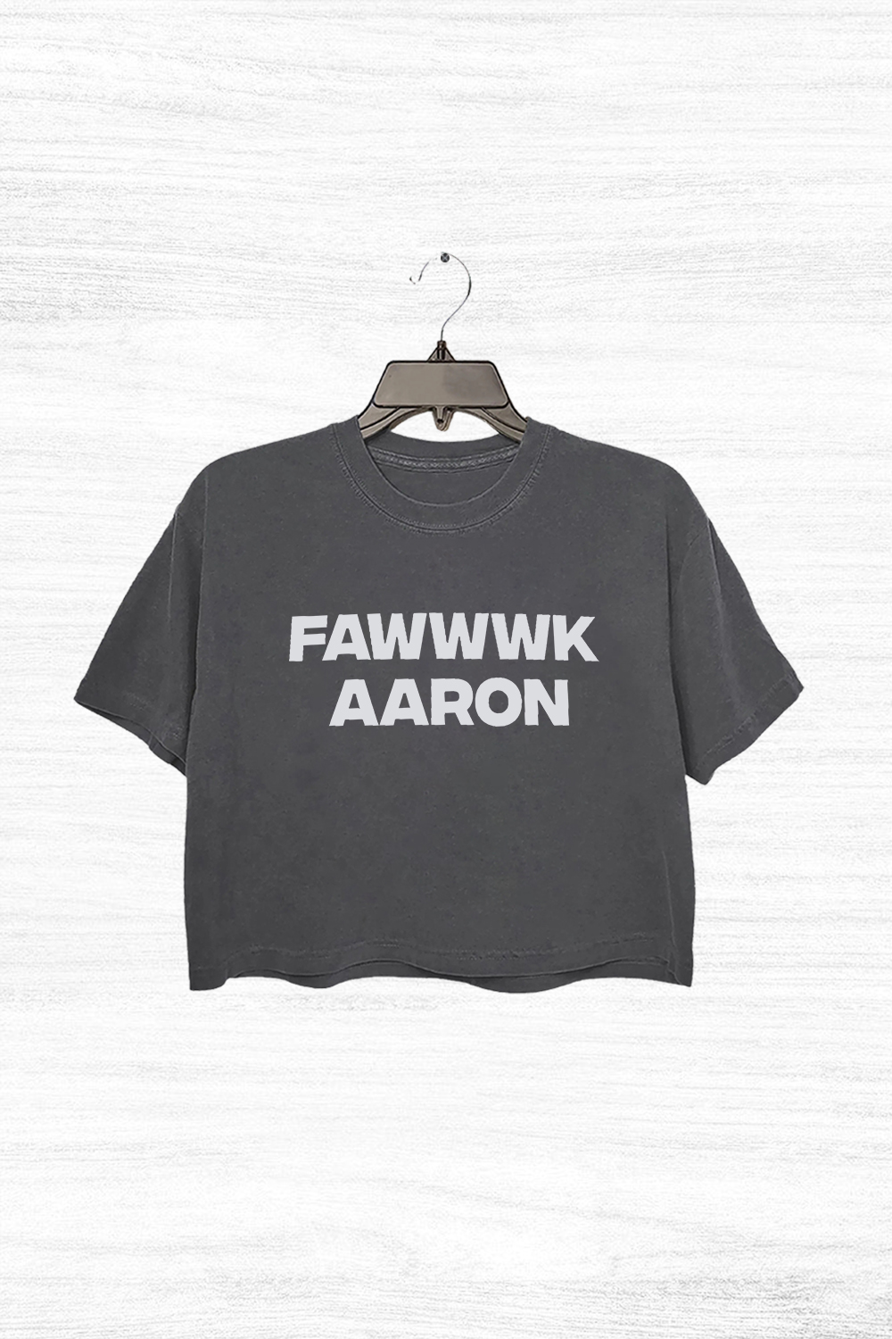 FAWWWK AARON  Love Island meme Crop Top For Women 