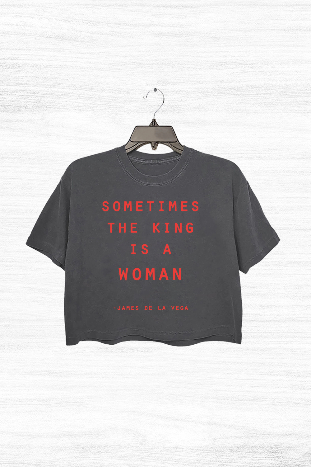 Feminist  Girl Power  Slogan Crop Top For Women
