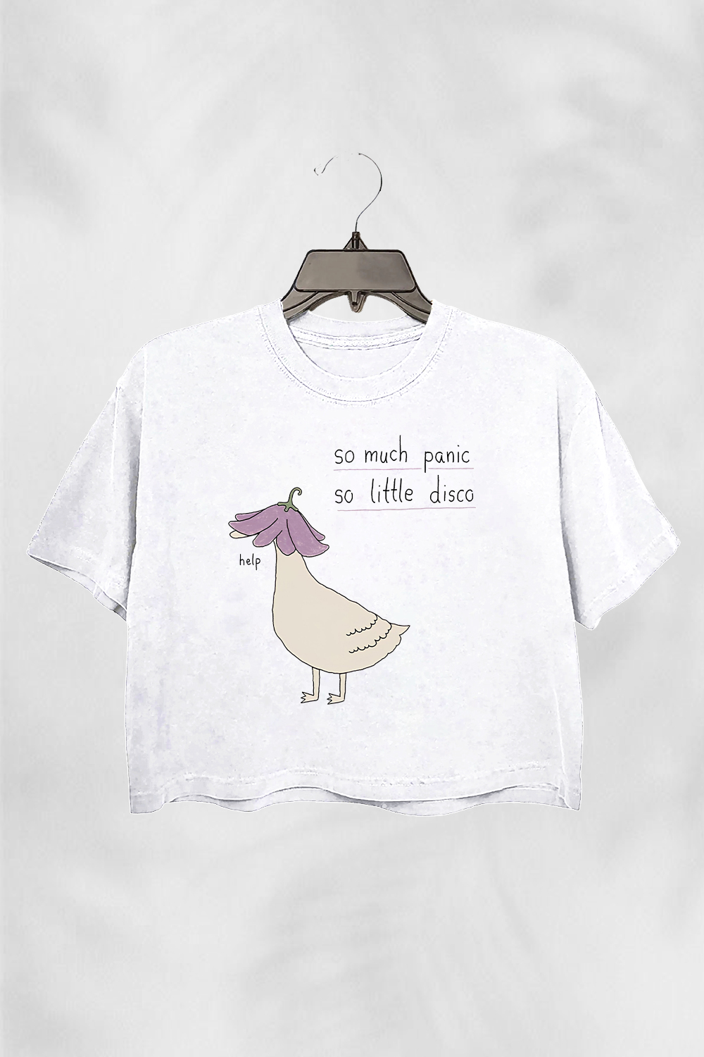 Funny Duck Crop Top For Women