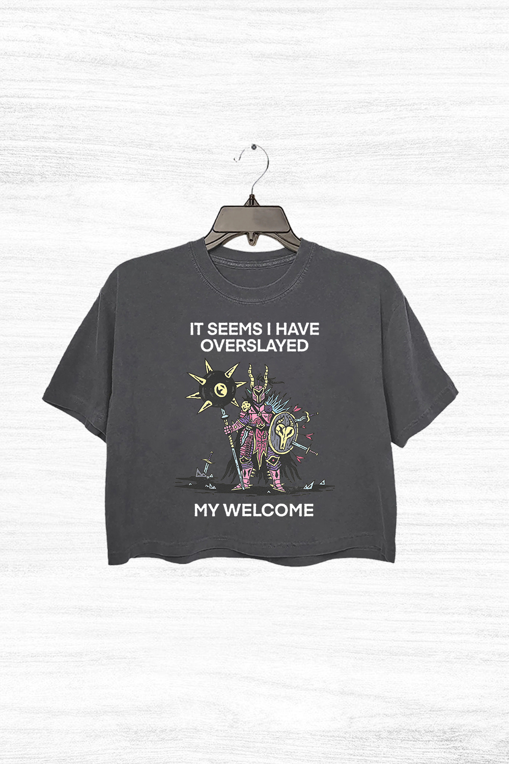 IT SEEMS I HAVE OVERSLAYED MY WELCOME  Crop Top For Women