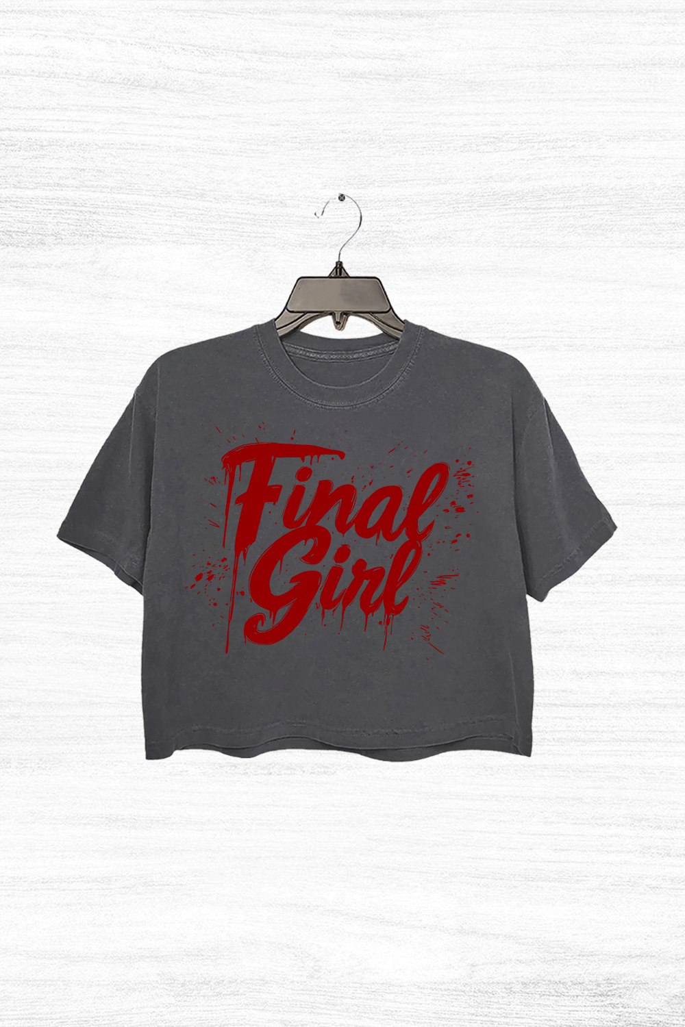Final Girl  Horror Movie Crop Top For Women