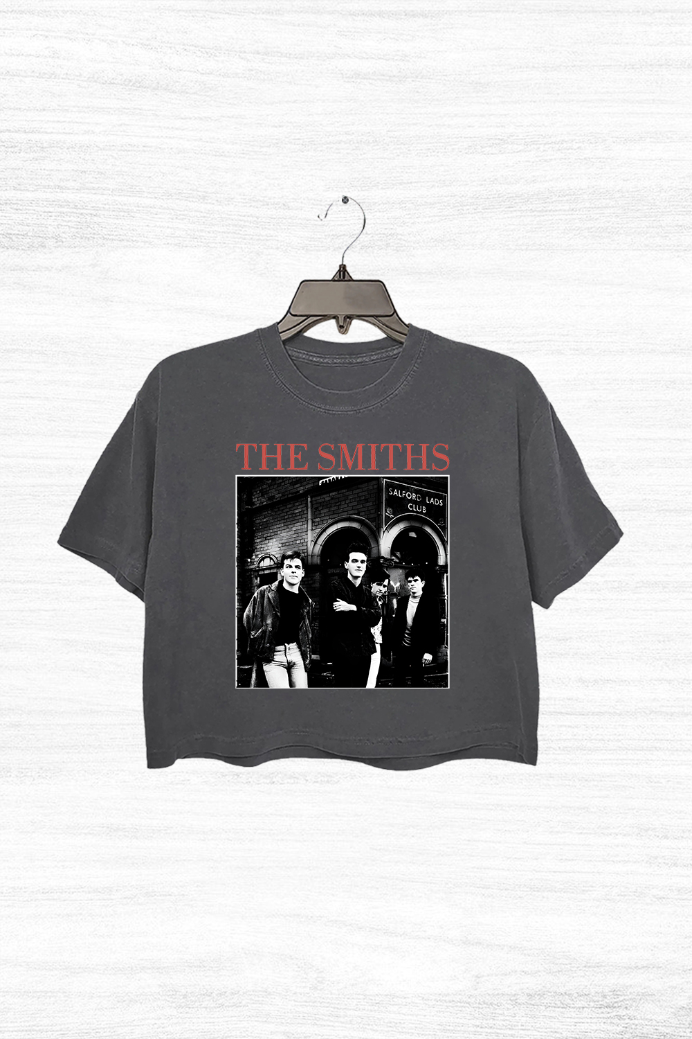 Vintage The Smiths Crop Top For Women
