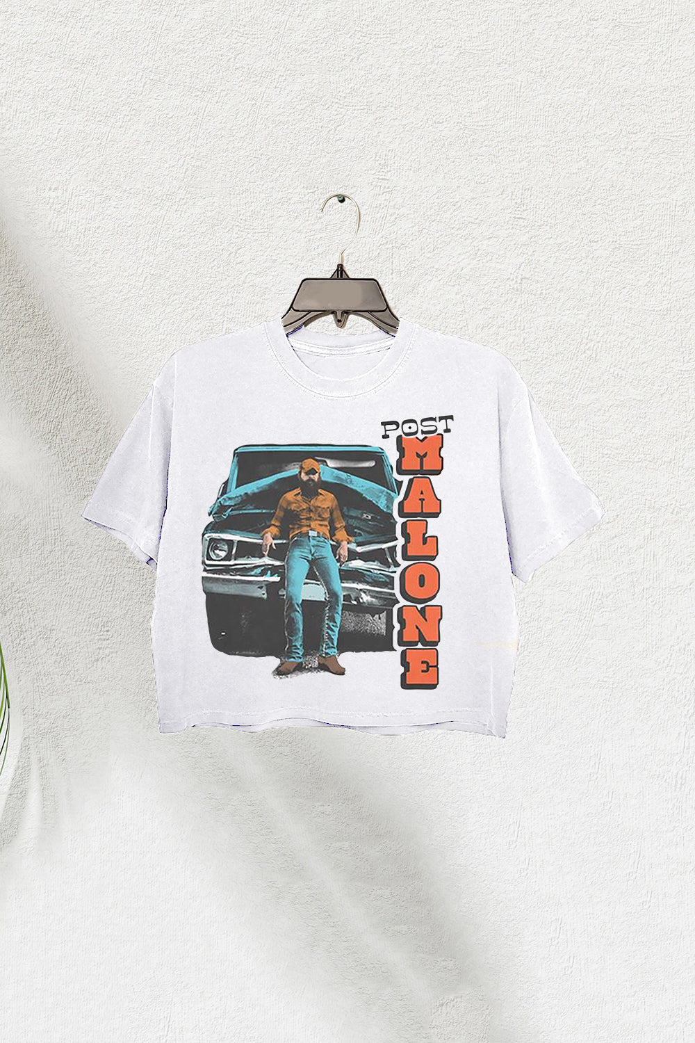 Post Malone F-1 Trillion Truck Vintage Crop Tee For Women