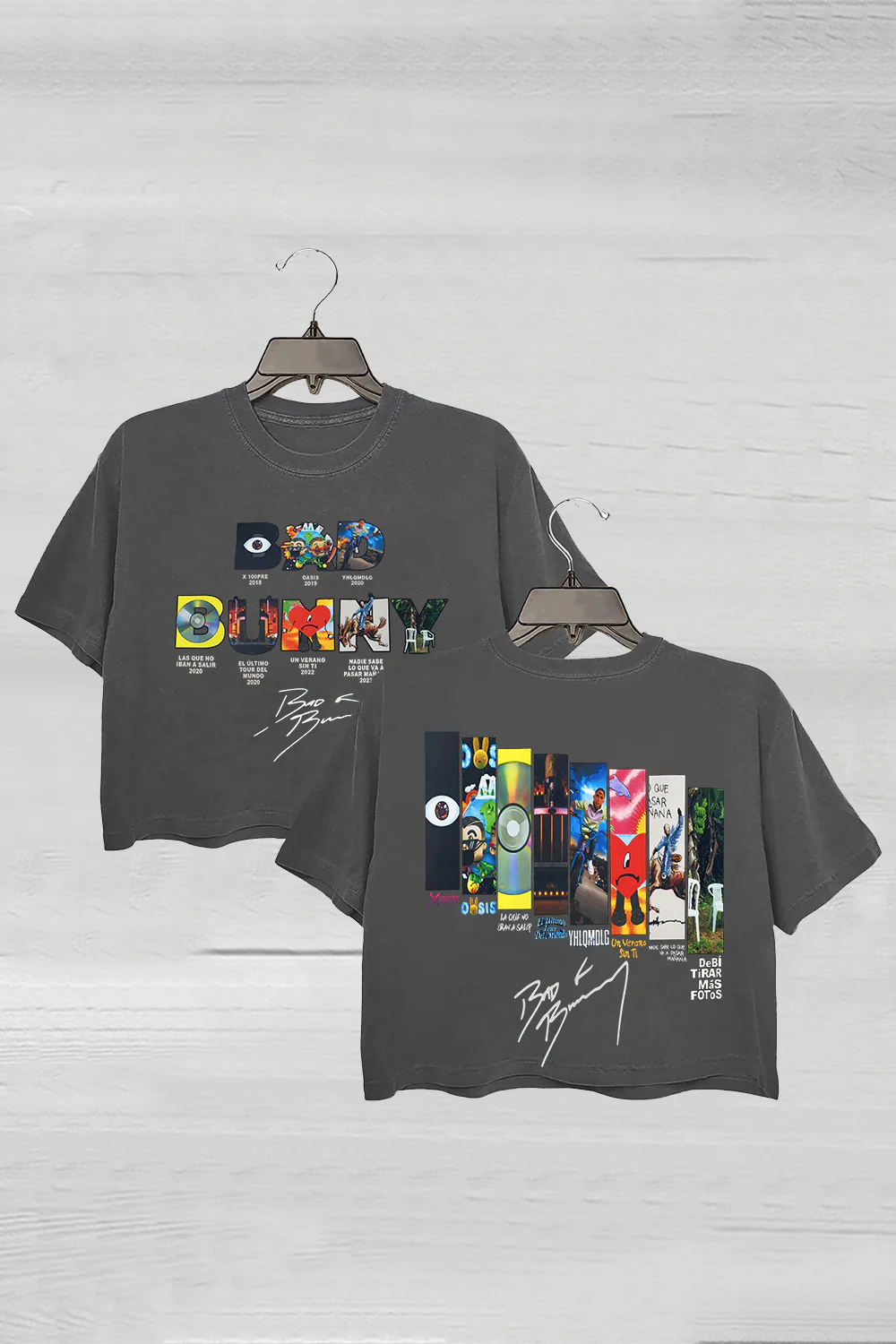 Bad Bunny Concert DTML Album Crop Tee For Women