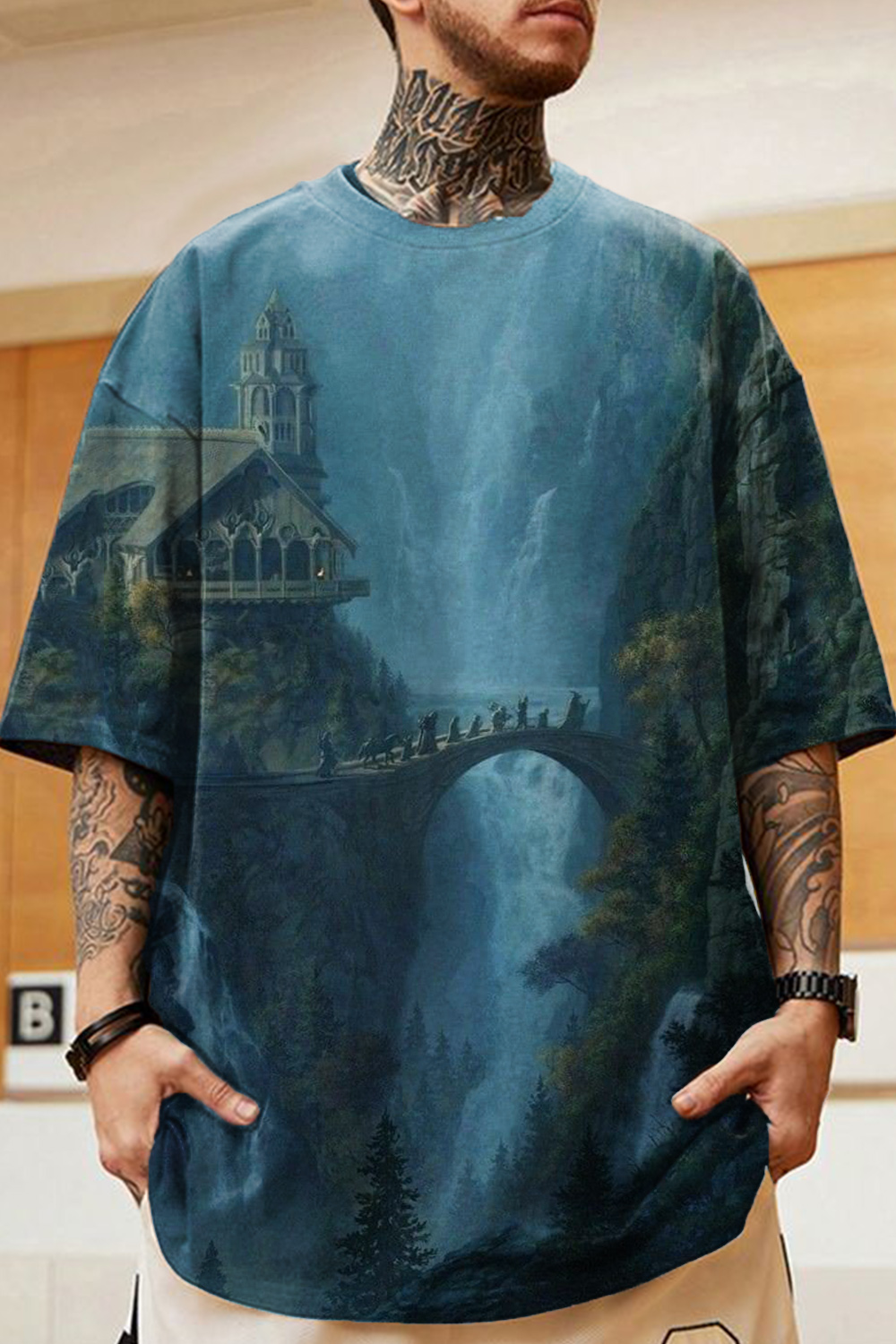 Lord of the Rings personalized landscape T-shirt