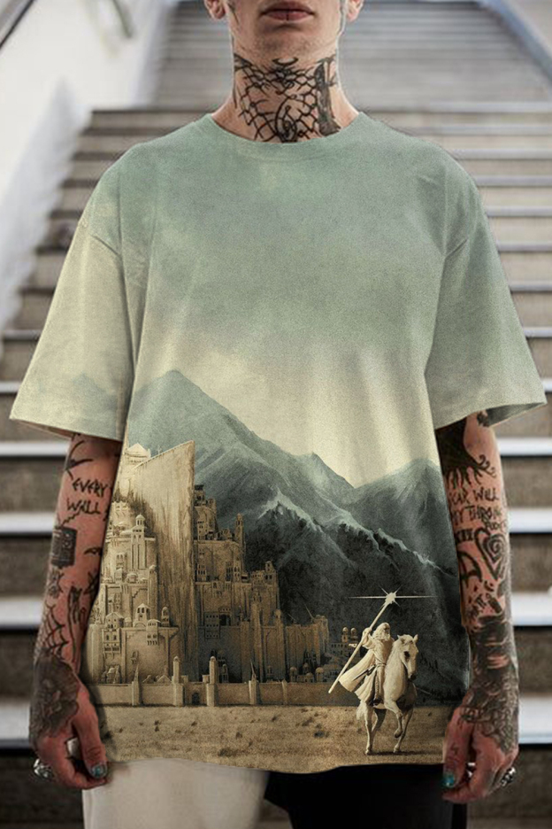 Lord of the Rings Printed Men's T-Shirt