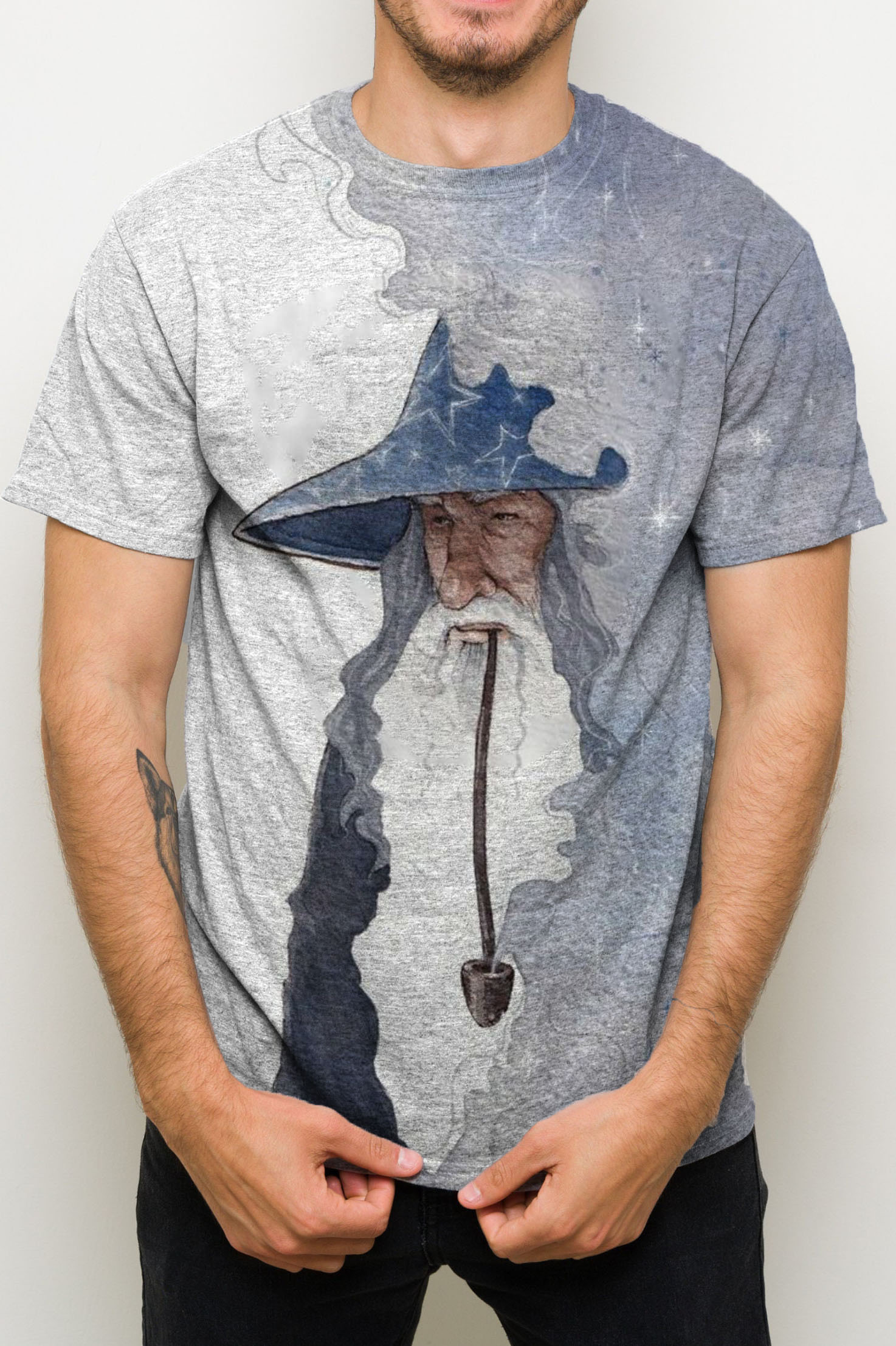 Lord of the Rings Personalized Comic Print Men's T-shirt