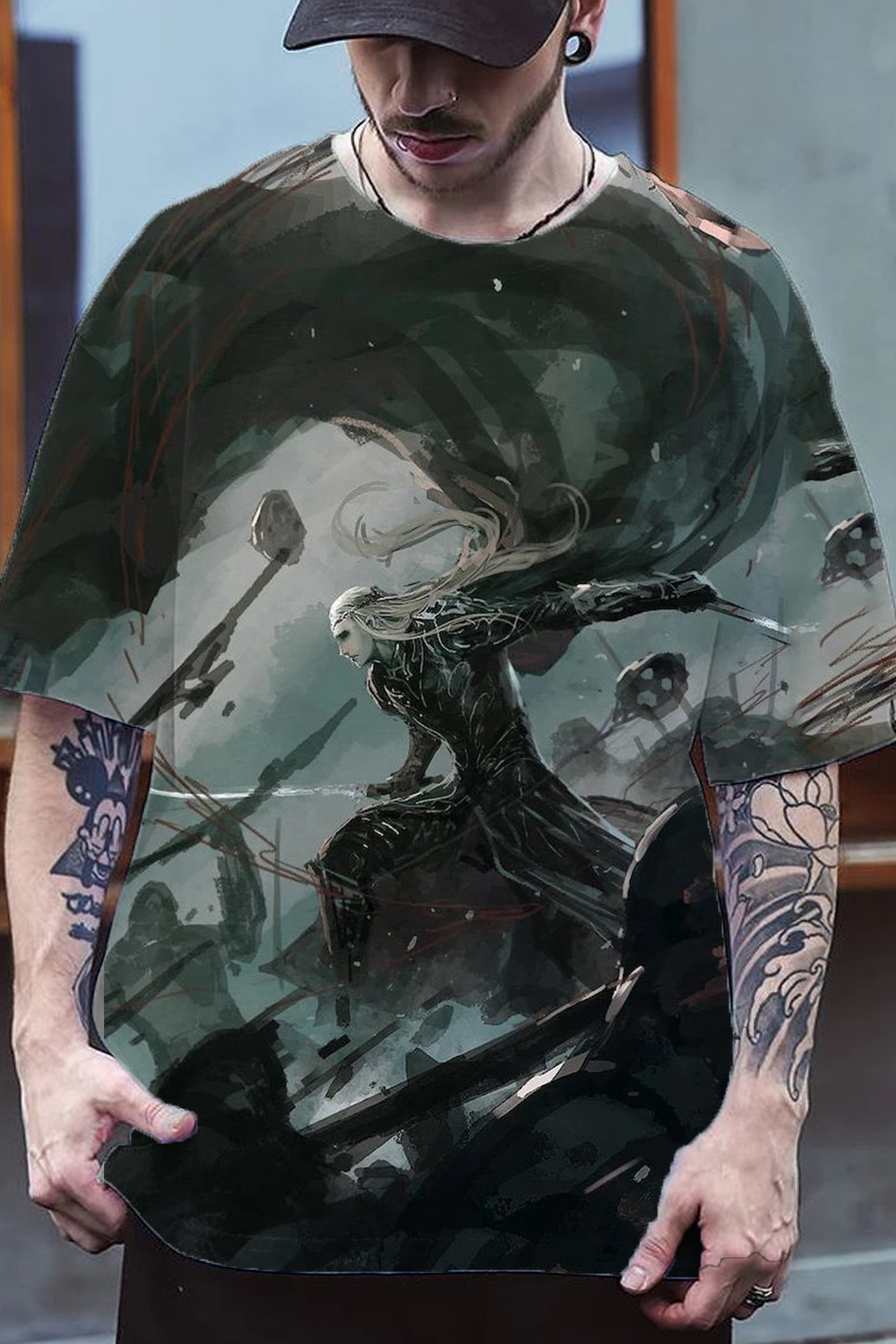 Lord of the Rings comic short-sleeved men's T-shirt