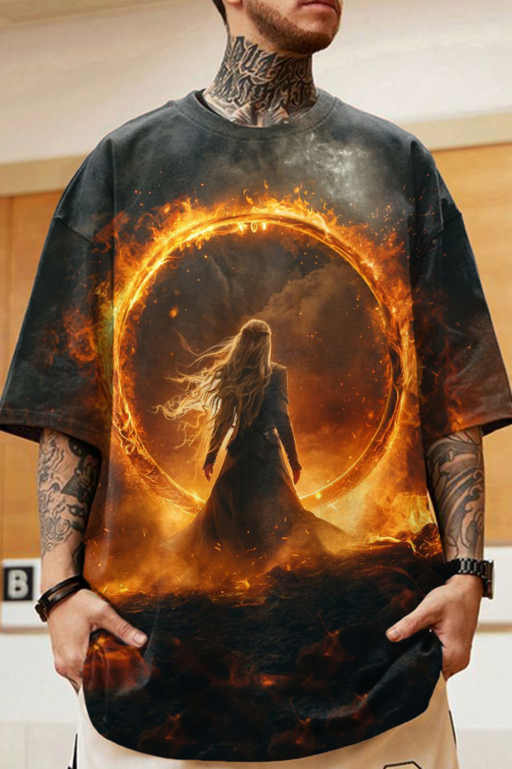 Lord of the Rings Personalized Casual Round Neck Short Sleeve T-Shirt