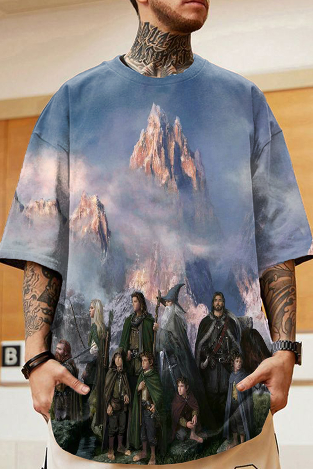 Lord of the Rings casual round neck short sleeve T-shirt