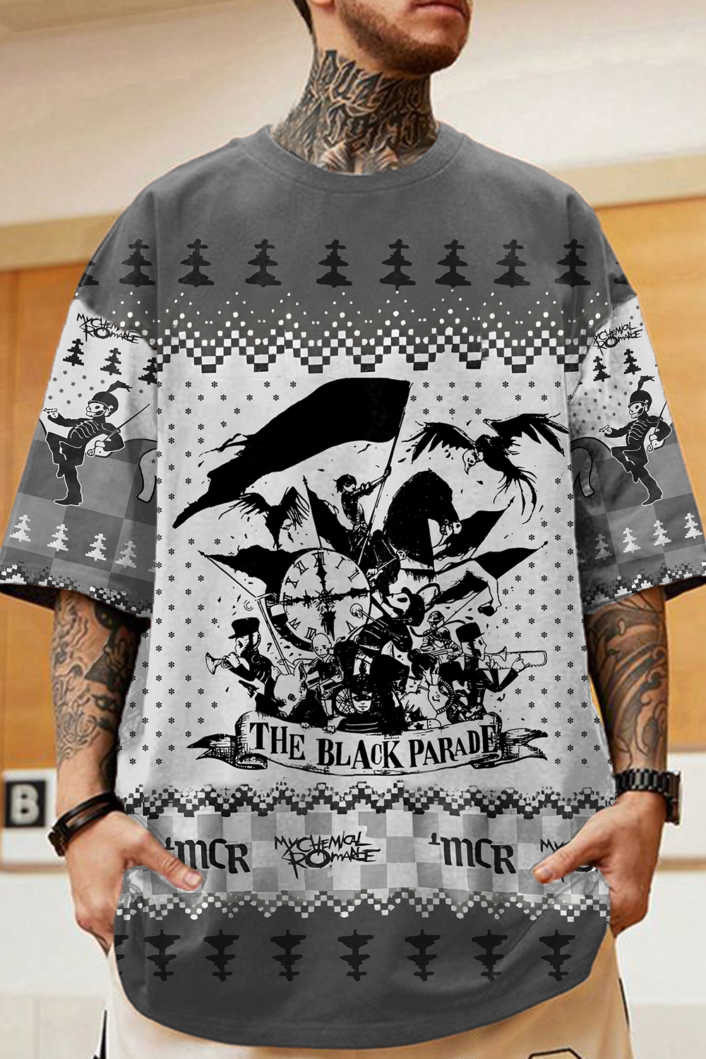 My Chemical Romance The Black Parade Ugly Christmas T-Shirt