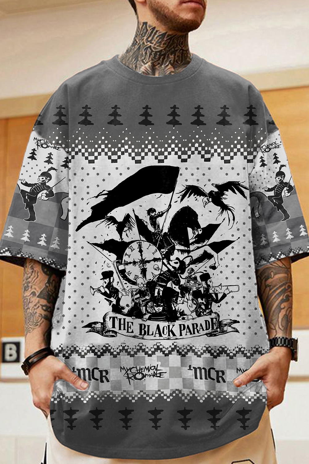 My Chemical Romance The Black Parade Ugly Christmas T-Shirt