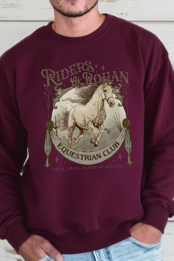 Riders Of Rohan Equestrian Club Sweatshirt For Men
