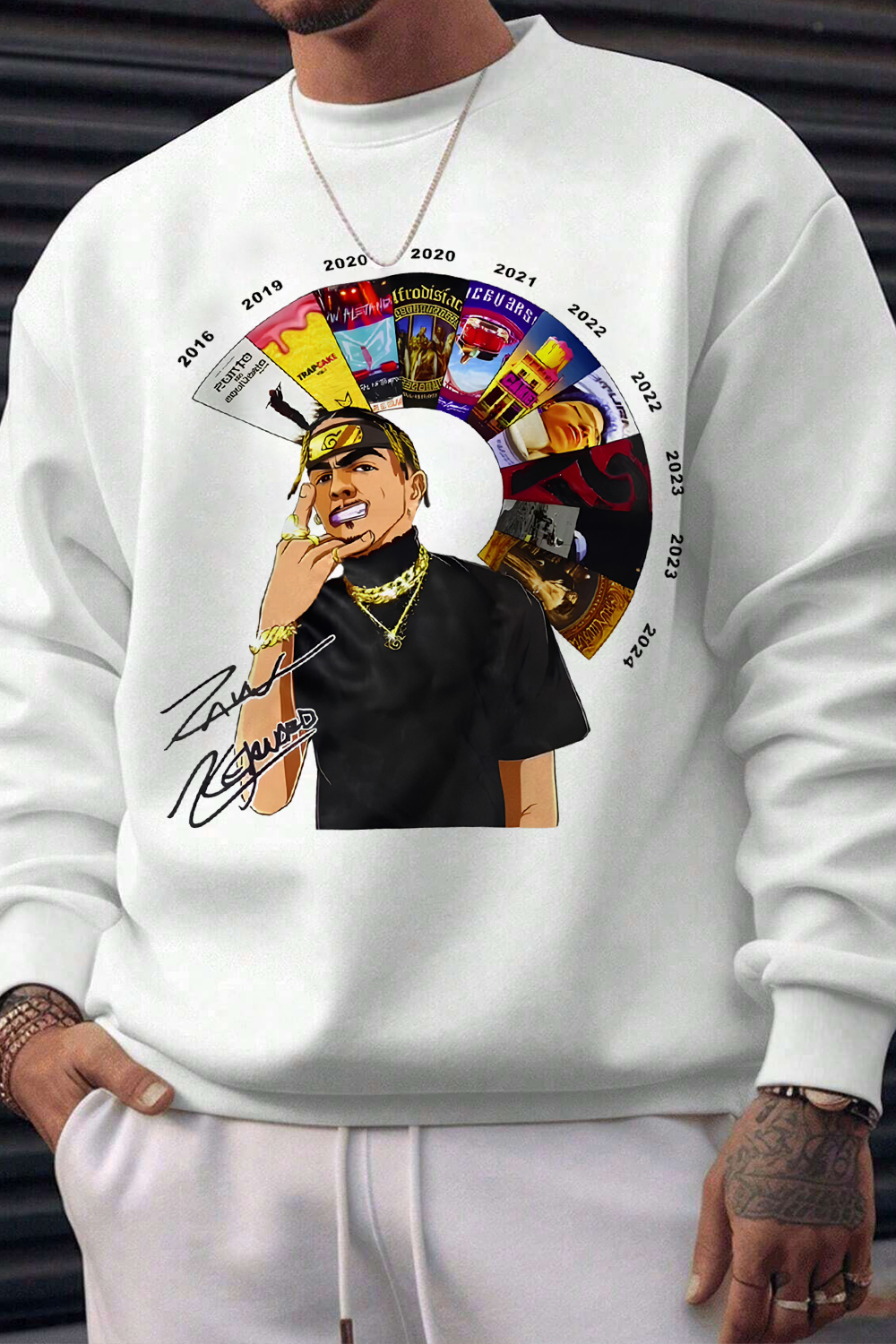 Rauw's Journey Fleece Sweatshirt For Men